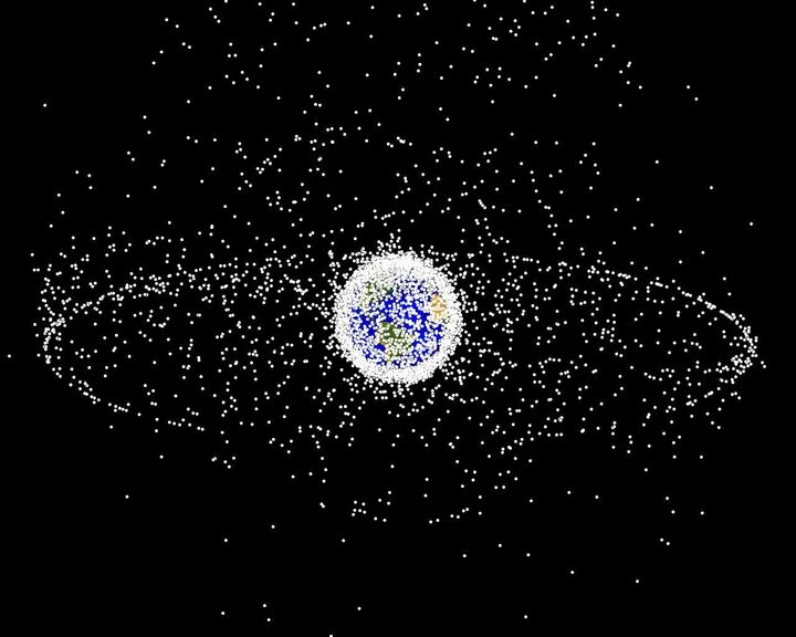 NASA-Visualisierung: der geostationäre Ring