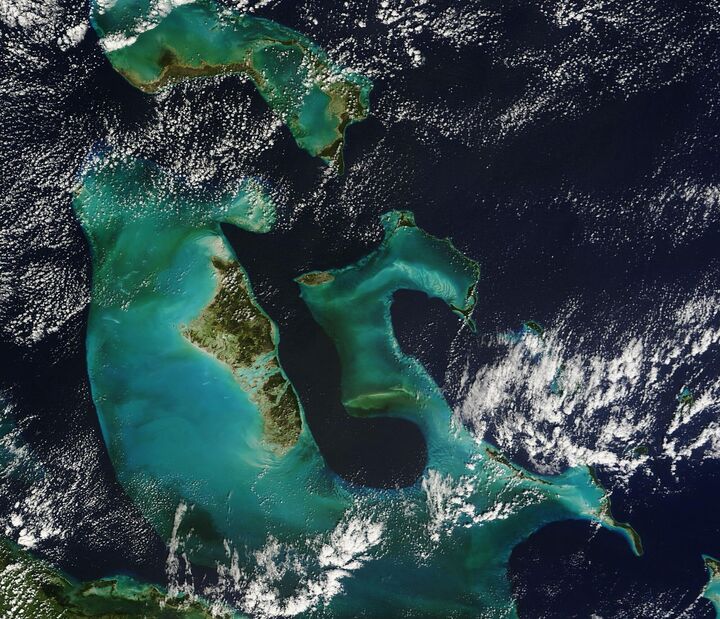 Türkise Untiefen der Bahamas