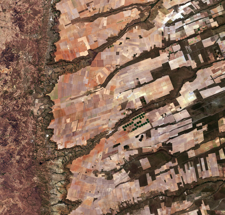 Brasilien vom Satelliten Sentinel-2