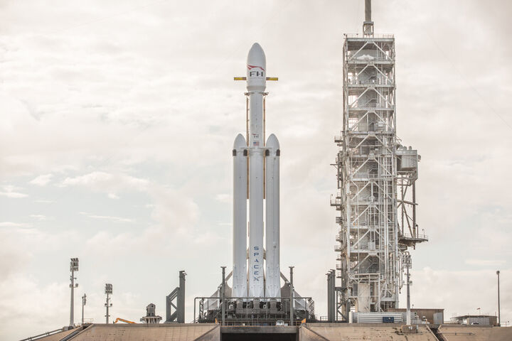 Start der Falcon Heavy (Demo, 2018)